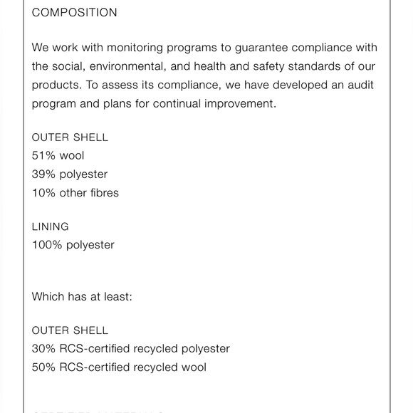 Zara Oversized Wool Blend Coat Size - Picture 15 of 16